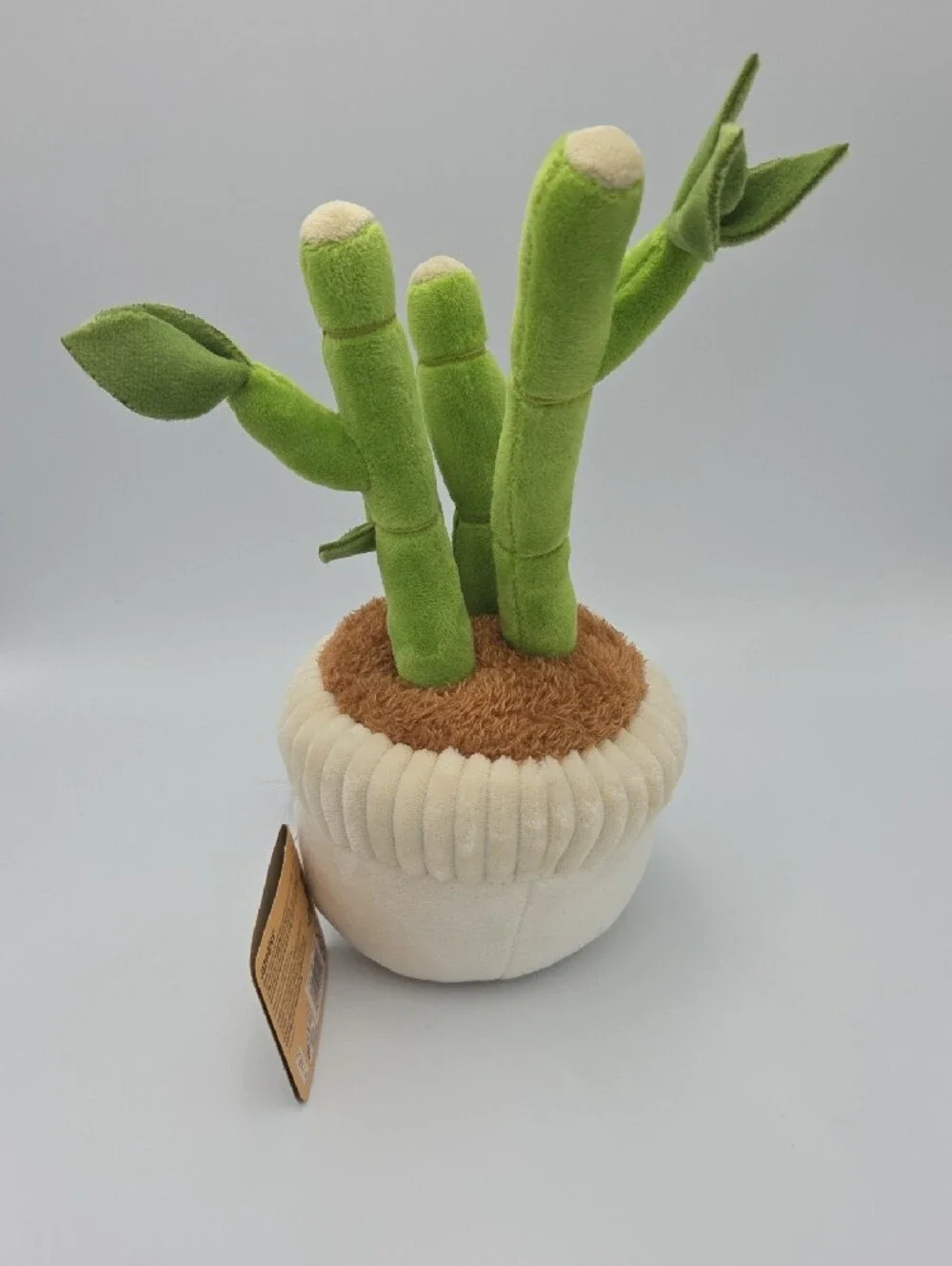 Russ Jazwares Greenhouse Bamboo Plant Plush Planter NWTs